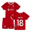 Officiële Voetbalshirt + Korte Broek Liverpool Gakpo 18 Thuis 2023-24 - Kids